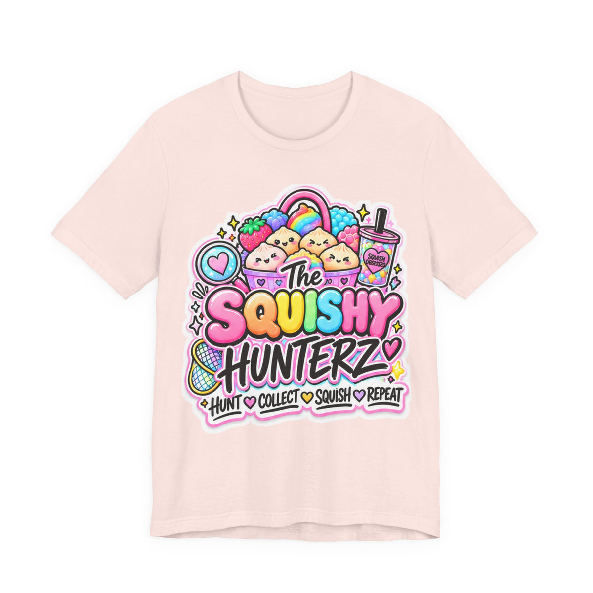 The SquishyHunterz Original logo Tee- Hunt.Collect.Squish.Repeat
