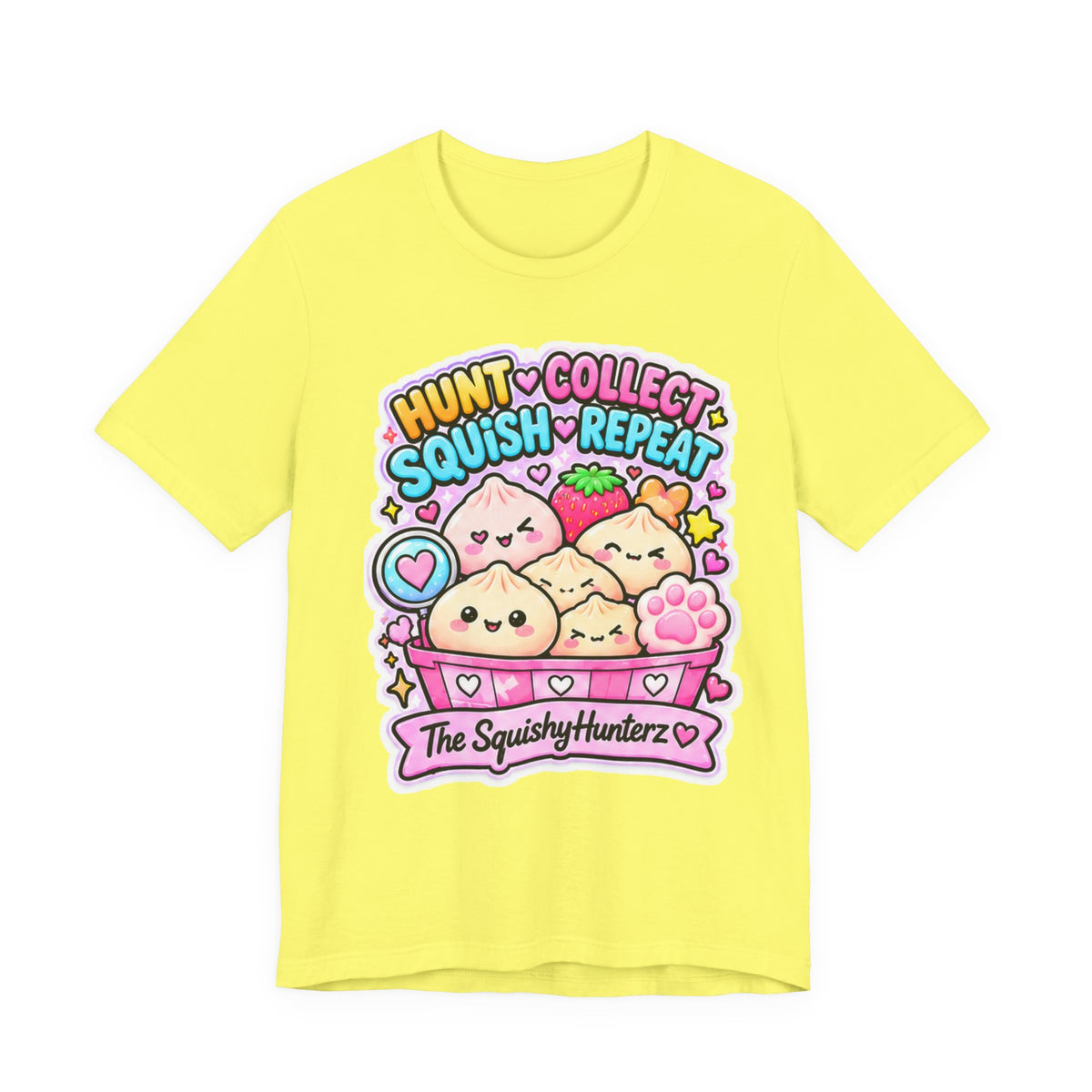 Hunt. Collect. Squish. Repeat. Tee- Cute Squishy Collector Shirt
