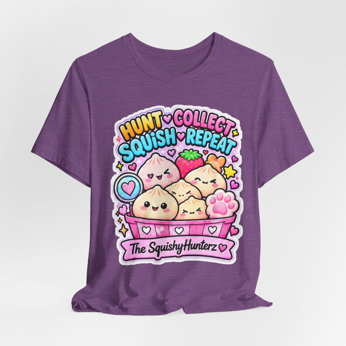 Hunt. Collect. Squish. Repeat. Tee- Cute Squishy Collector Shirt