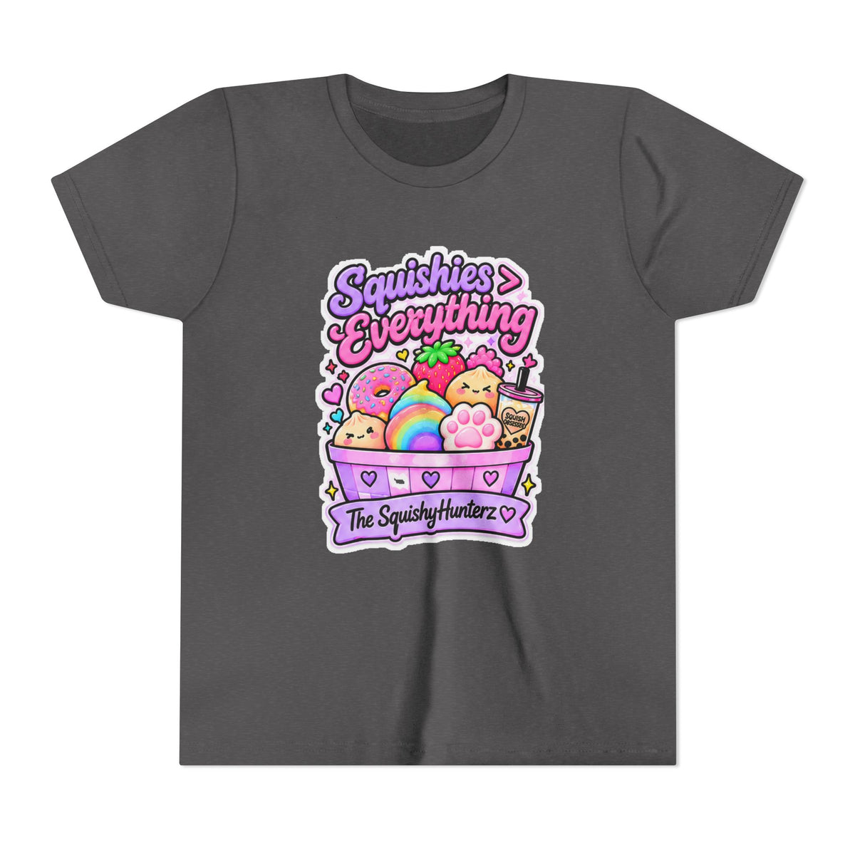 Squishies>EVERYTHING Youth Tee- Cute kids squishy collector tee