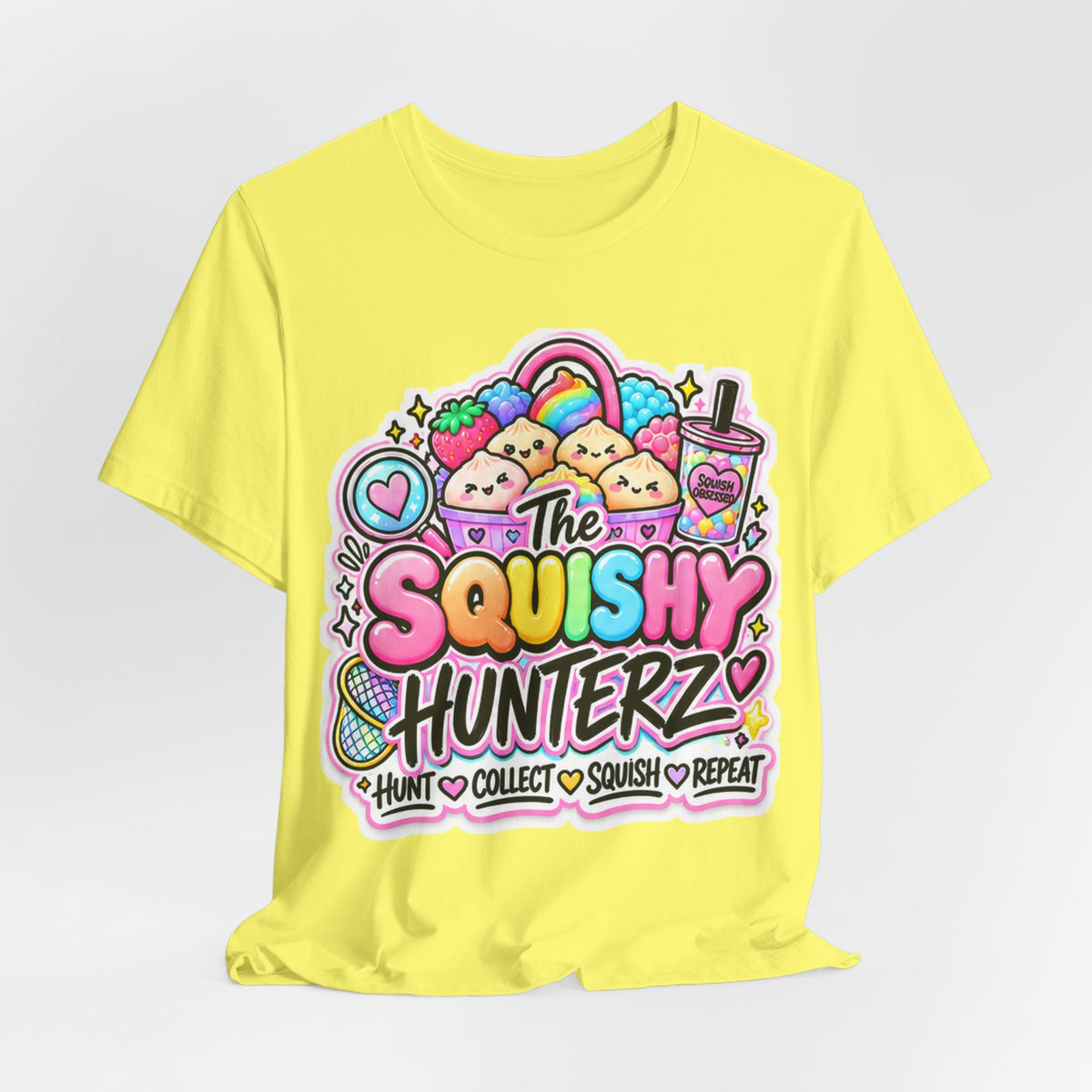 The SquishyHunterz Original logo Tee- Hunt.Collect.Squish.Repeat