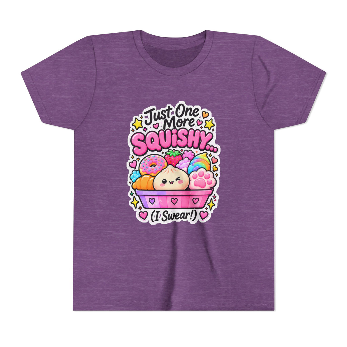 Just One More Squishy Youth Tee- Cute kids squishy collector shirt