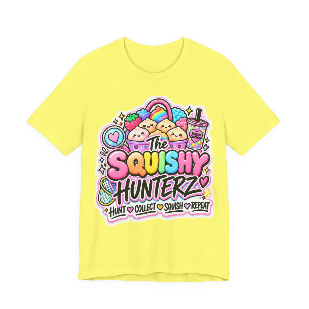 The SquishyHunterz Original logo Tee- Hunt.Collect.Squish.Repeat