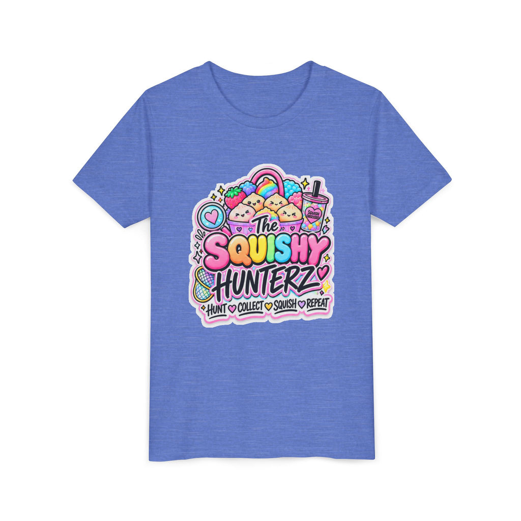 The Squishy Hunterz Youth Tee- Cute kids squishy collector shirt