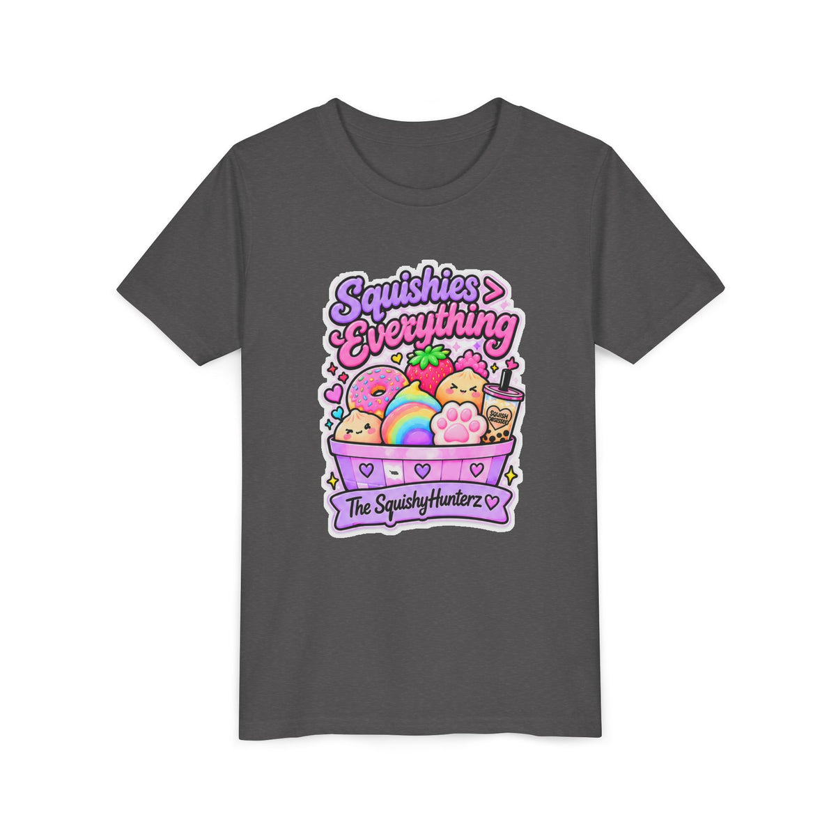 Squishies>EVERYTHING Youth Tee- Cute kids squishy collector tee