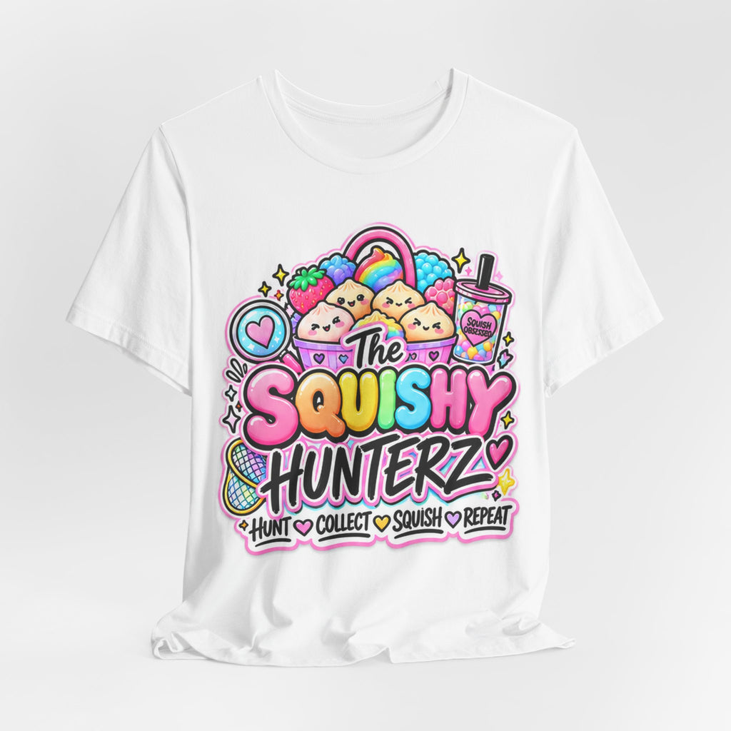 The SquishyHunterz Original logo Tee- Hunt.Collect.Squish.Repeat