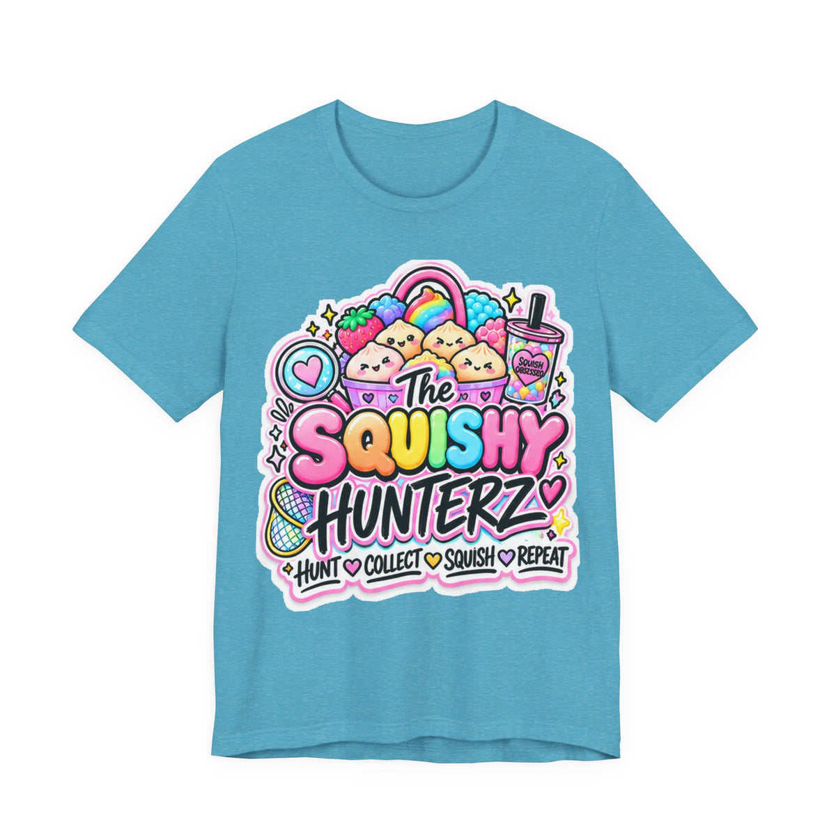 The SquishyHunterz Original logo Tee- Hunt.Collect.Squish.Repeat