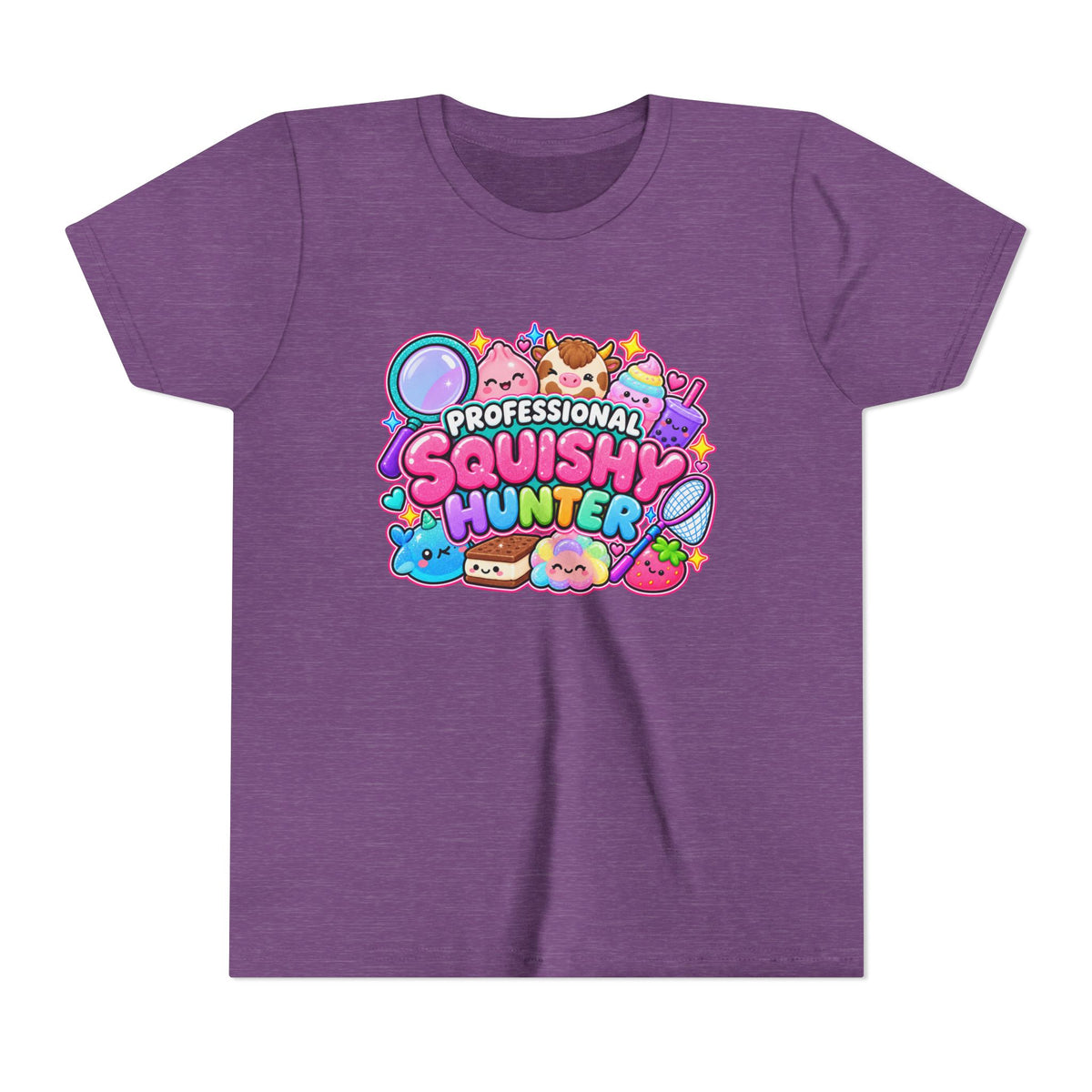 Professional Squishy Hunter Youth Tee- Cute kids squishy collector shirt