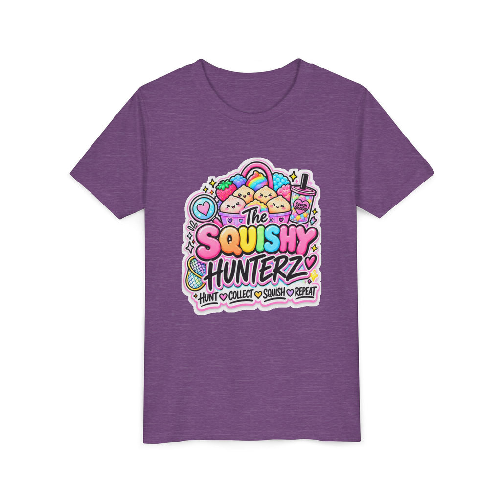 The Squishy Hunterz Youth Tee- Cute kids squishy collector shirt