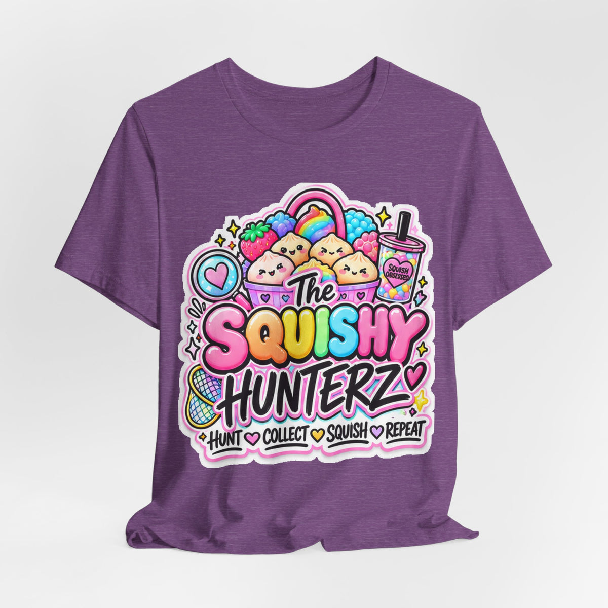 The SquishyHunterz Original logo Tee- Hunt.Collect.Squish.Repeat