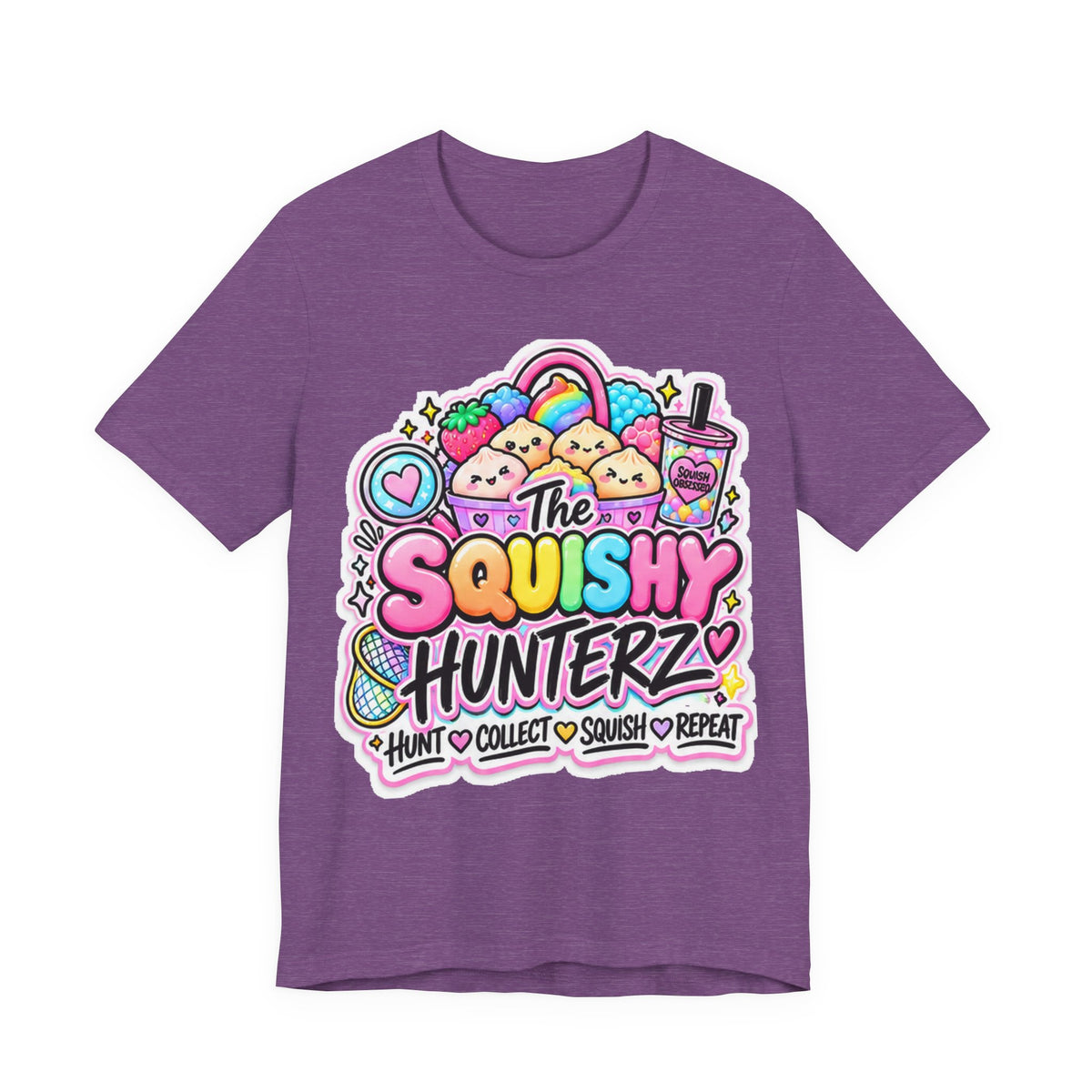 The SquishyHunterz Original logo Tee- Hunt.Collect.Squish.Repeat