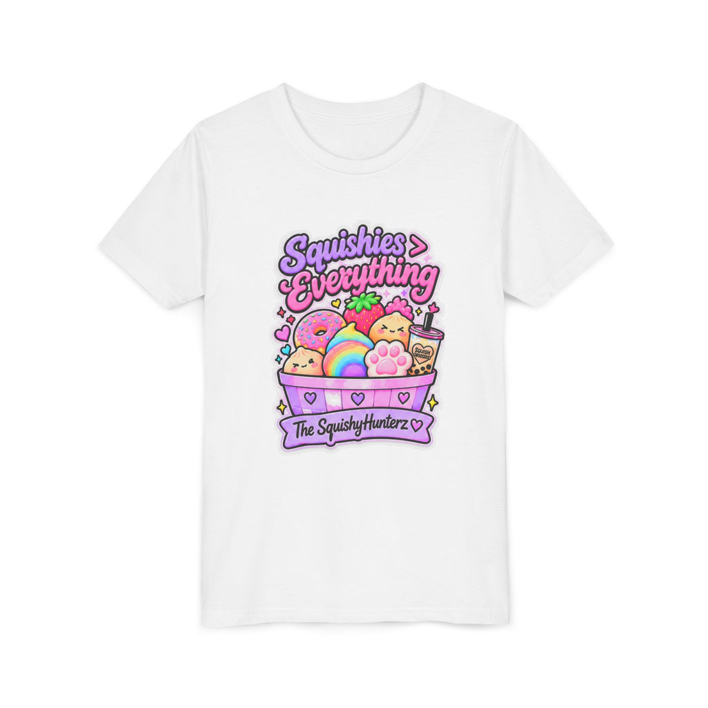 Squishies>EVERYTHING Youth Tee- Cute kids squishy collector tee