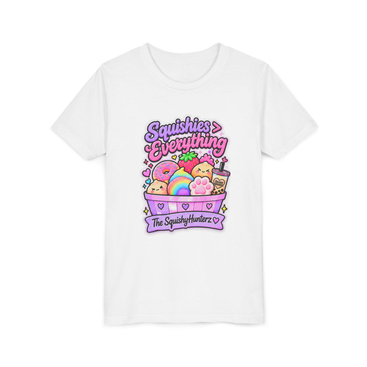 Squishies>EVERYTHING Youth Tee- Cute kids squishy collector tee